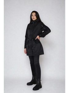 Steve Madden Parka w kolorze czarnym rozmiar: S. Czarne płaszcze Steve Madden, s, bez wzorów, bez kaptura. Za 173,99 zł.