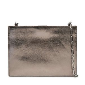 Torebka Calvin Klein. Szare torebki klasyczne Calvin Klein, bez wzorów, bez dodatków. Za 309,99 zł.