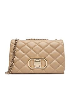 Nine West Torebka CEO-Siena-LDA8700 Beżowy. Brązowe torebki wieczorowe Nine West, bez wzorów, z materiału, bez dodatków. Za 169,99 zł.