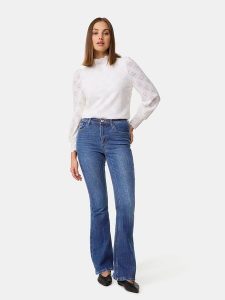 TAIFUN Dżinsy - Slim fit - w kolorze niebieskim rozmiar: 44. Niebieskie jeansy Taifun, bez wzorów, z podwyższonym stanem. Za 158,10 zł.