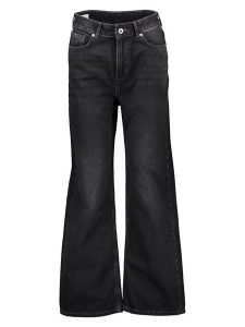 Pepe Jeans Dżinsy "Lexa" - Straight fit - w kolorze czarnym rozmiar: W30/L32. Czarne jeansy Pepe Jeans, z aplikacjami, z bawełny, z podwyższonym stanem. Za 176,08 zł.
