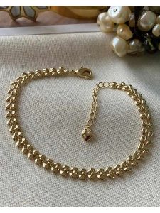 Luseera Pozłacana bransoletka rozmiar: onesize. Żółte bransoletki Luseera, pozłacane. Za 39,99 zł.