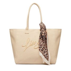 Torebka Liu Jo. Brązowe shopper bag Liu Jo, bez wzorów, bez dodatków. Za 469,99 zł.