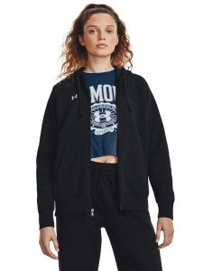 Under Armour Bluza "Rival" w kolorze czarnym rozmiar: L. Czarne bluzy Under Armour, l, bez wzorów, bez kaptura. Za 169,67 zł.