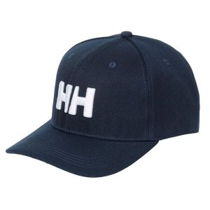 Czapka Helly Hansen Brand. Niebieskie czapki Helly Hansen, bez wzorów, z materiału. Za 148,90 zł.