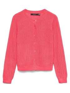 Vero Moda Kardigan w kolorze różowym rozmiar: L. Różowe kardigany Vero Moda, z wiskozy. Za 87,81 zł.