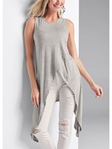 Milan Kiss Top w kolorze szarym rozmiar: XL. Szare topy Milan Kiss, xl, bez wzorów, bez kołnierzyka, bez ramiączek. Za 146,95 zł.