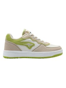 Kangaroos Sneakersy "K-CP Tipin OS" w kolorze beżowo-jasnozielonym rozmiar: 40. Brązowe trampki KangaROOS, bez wzorów, bez zapięcia. Za 100,99 zł.