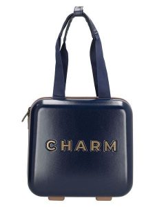 Charm Kosmetyczka w kolorze granatowym - 32 x 30 x 18 cm rozmiar: onesize. Niebieskie kosmetyczki Charm, bez wzorów, z materiału. Za 173,99 zł.