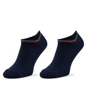 Stopki Tommy Hilfiger. Niebieskie skarpetki TOMMY HILFIGER, bez wzorów. Za 59,99 zł.