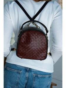 Victor & Hugo Paris Skórzany plecak "Ketlin" w kolorze brązowym - 20 x 20 x 10 cm rozmiar: onesize. Brązowe plecaki Victor & Hugo Paris. Za 331,46 zł.