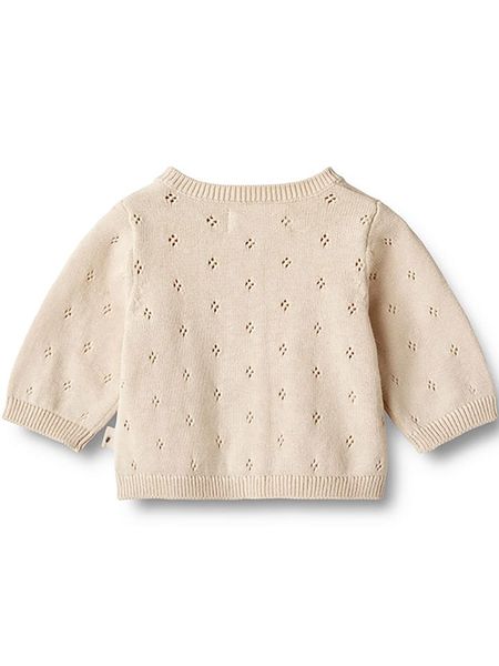 Wheat Kardigan "Maia" w kolorze beżowym rozmiar: 74. Brązowe kardigany Wheat, z bawełny. Za 104,39 zł.