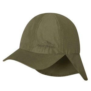 FJORD NANSEN Czapka z daszkiem Vandrer Cap olive. Czerwone czapki Fjord Nansen, bez wzorów, z materiału. Za 119,99 zł.