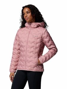 Columbia Kurtka pikowana "Delta Ridge II" w kolorze jasnoróżowym rozmiar: L. Różowe kurtki Columbia, l, bez wzorów, bez kaptura. Za 379,95 zł.