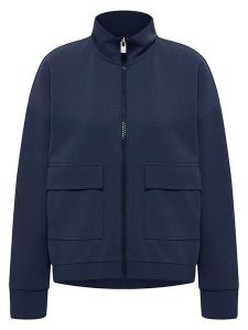 ELBSAND Bluza "Embla" w kolorze granatowym rozmiar: M. Niebieskie bluzy ELBSAND, m, bez wzorów, bez kaptura. Za 215,71 zł.
