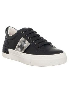Patrizia Pepe Skórzane sneakersy w kolorze czarnym rozmiar: 40. Czarne trampki Patrizia Pepe, bez wzorów, bez zapięcia. Za 377,74 zł.