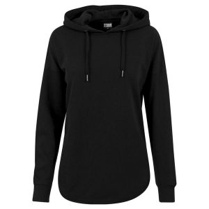 Bluza Z Kapturem Frotte Dla Kobiet. Czarne bluzy Urban Classics, xs, bez wzorów, z kapturem. Za 137,99 zł.