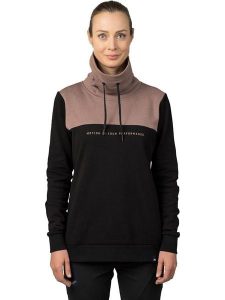 Hannah Bluza "Sibele" w kolorze jasnobrązowo-czarnym rozmiar: 40. Brązowe bluzy Hannah, bez wzorów, bez kaptura. Za 252,99 zł.