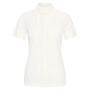 Damska koszulka do jazdy konnej Imperial Riding Airshift Grandprix. Białe bluzki IMPERIAL RIDING, bez wzorów, sportowe, bez kołnierzyka, bez ramiączek. Za 206,50 zł.