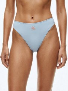 Calvin Klein Swimwear Dół od bikini LV00Q61147 Niebieski jasny. Niebieskie bikini Calvin Klein Swimwear, bez wzorów, z syntetyku. Za 114,99 zł.