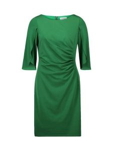 Vera Mont Sukienka w kolorze zielonym rozmiar: 44. Zielone sukienki Vera Mont, na co dzień, bez wzorów, bez kołnierzyka, bez ramiączek, mini, proste. Za 199,49 zł.