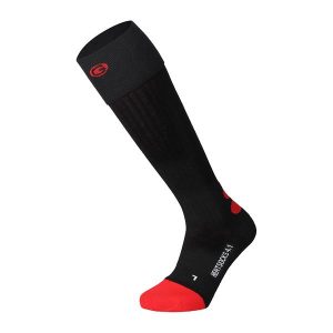 Skarpety narciarskie podgrzewane Lenz Heat Sock 4.1 Toe Cap. Czarne skarpetki LENZ, bez wzorów. Za 299,99 zł.