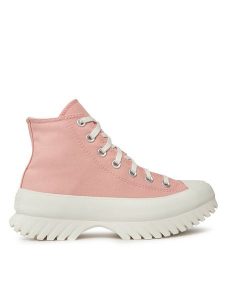 Converse Trampki Chuck Taylor As Lugged 2.0 A05475C Różowy. Czerwone trampki Converse, bez wzorów, z materiału, bez zapięcia. Za 309,99 zł.