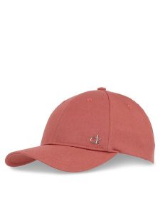 Calvin Klein Czapka z daszkiem K60K613102 Pomarańczowy. Brązowe czapki Calvin Klein, bez wzorów, z bawełny. Za 99,99 zł.