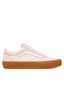 Vans Tenisówki Old Skool VN000D9YRWZ1 Różowy. Czerwone trampki Vans, bez wzorów, ze skóry, bez zapięcia. Za 299,99 zł.