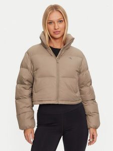 Calvin Klein Jeans Kurtka puchowa J20J223577 Beżowy Relaxed Fit. Brązowe kurtki Calvin Klein Jeans, xl, bez wzorów, z jeansu, bez kaptura. Za 459,99 zł.