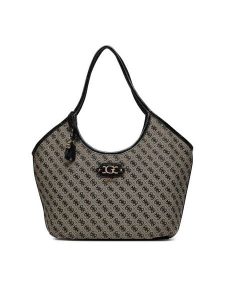 Guess Torebka Samantha HWJT23 13230 Beżowy. Brązowe torebki klasyczne Guess, z aplikacjami, z materiału, bez dodatków. Za 634,99 zł.