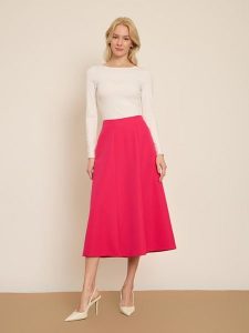 BGN Spódnica w kolorze różowym rozmiar: 38. Różowe spódnice BGN, na imprezę, bez wzorów, midi. Za 86,99 zł.