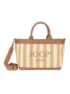 JOOP! Jeans Torebka 4130001291 Brązowy. Brązowe shopper bag Joop! Jeans, bez wzorów, z jeansu, bez dodatków. Za 649,99 zł.