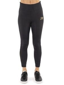 Legginsy na co dzień na siłownię. Czarne legginsy LEONE 1947 APPAREL, bez wzorów. Za 218,92 zł.