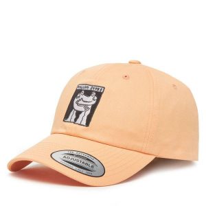 Czapka z daszkiem Volcom. Brązowe czapki Volcom, bez wzorów. Za 109,99 zł.