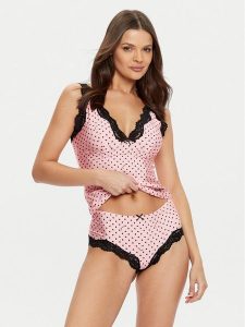 Guess Komplet bielizny O4BG01 KCF20 Różowy. Czerwone komplety bielizny Guess, z aplikacjami, z syntetyku. Za 259,99 zł.