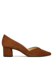 HÖGL Czółenka 0-184502-91000 Brązowy. Brązowe czółenka HÖGL, bez wzorów, ze skóry, bez obcasa, bez zapięcia. Za 699,99 zł.