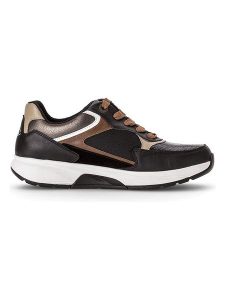 Gabor Sneakersy w kolorze brązowym rozmiar: 37. Brązowe trampki Gabor, bez wzorów, z materiału, bez zapięcia. Za 197,63 zł.