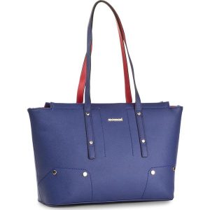 Torebka MONNARI - BAG0870-013 Navy With Red. Shopper bag marki Monnari. W wyprzedaży za 139,00 zł.