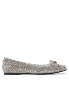 Steve Madden Baleriny Nilsa-R SM11003518 Srebrny. Szare balerinki Steve Madden, bez wzorów, z tworzywa sztucznego, bez obcasa, bez zapięcia. Za 279,99 zł.