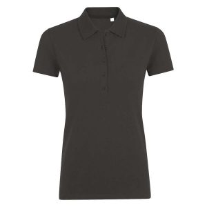 Damska Koszulka Polo Phoenix Melange. Szare koszulki sportowe SOL'S, bez wzorów, bez ramiączek. Za 152,99 zł.