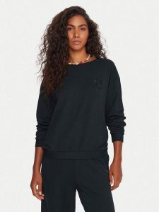 Roxy Bluza Surfing By Moonlight ERJFT05008 Czarny Relaxed Fit. Czarne bluzy Roxy, l, bez wzorów, bez kaptura. Za 229,99 zł.