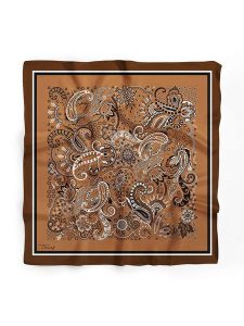 Lucky Bees Chusta w kolorze jasnobrązowym - 55 x 55 cm rozmiar: onesize. Brązowe apaszki i chusty Lucky Bees, bez wzorów, z materiału. Za 43,99 zł.