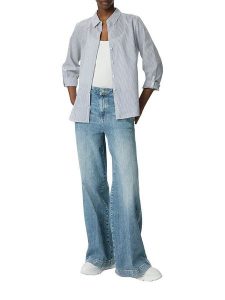 S.Oliver Bluzka w kolorze granatowo-białym rozmiar: 40. Niebieskie bluzki s.Oliver, s, bez wzorów, bez kołnierzyka, bez ramiączek. Za 130,99 zł.