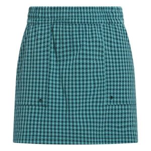 Spódnica damska adidas Ultimate365 Gingham. Zielone spódnice ADIDAS, bez wzorów, sportowe. W wyprzedaży za 230,50 zł.
