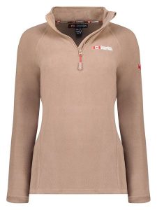 Canadian Peak Bluza polarowa "Tugeak" w kolorze szarobrązowym rozmiar: XXL. Brązowe bluzy Canadian Peak, xxl, bez wzorów, z materiału, bez kaptura. Za 52,67 zł.