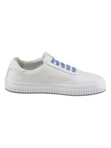 Heine Skórzane sneakersy w kolorze białym rozmiar: 36. Białe trampki Heine, bez wzorów, bez zapięcia. Za 112,45 zł.