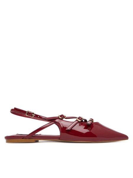 Steve Madden Baleriny Cianna SM11003709 Bordowy. Czerwone balerinki Steve Madden, bez wzorów, ze skóry, bez obcasa, bez zapięcia. Za 279,99 zł.