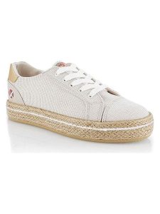 Kimberfeel Sneakersy "Maissa" w kolorze beżowym rozmiar: 41. Brązowe trampki Kimberfeel, bez wzorów, bez zapięcia. Za 121,99 zł.