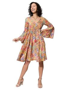 Ipanima Sukienka ze wzorem rozmiar: 34/36. Sukienki Ipanima, bez wzorów, bez kołnierzyka, bez ramiączek, midi. Za 78,99 zł.